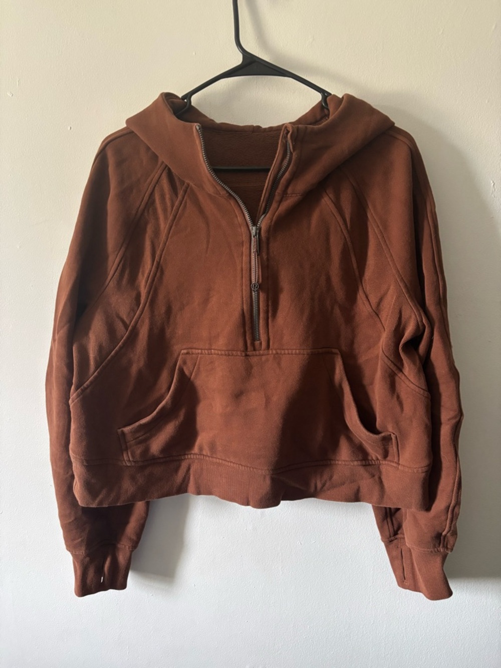 Lululemon Cropped Half-Zip Scuba Hoodie